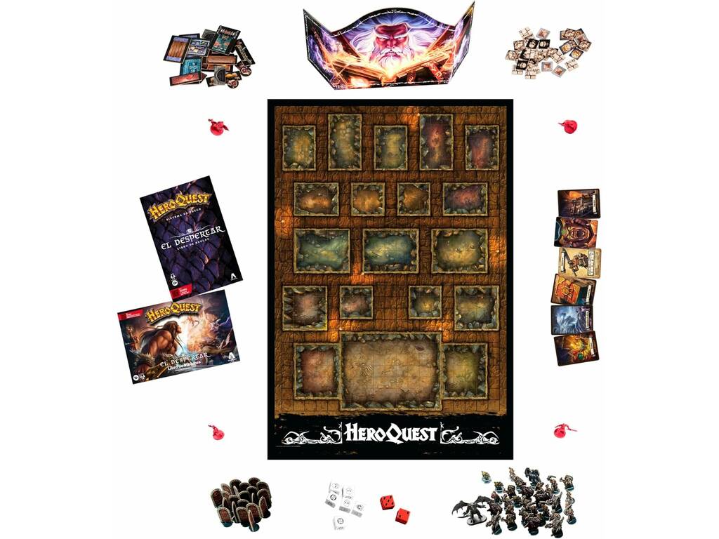 HeroQuest Sistema de Juego El Despertar