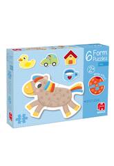 Puzzle 6 Formas de Brinquedos