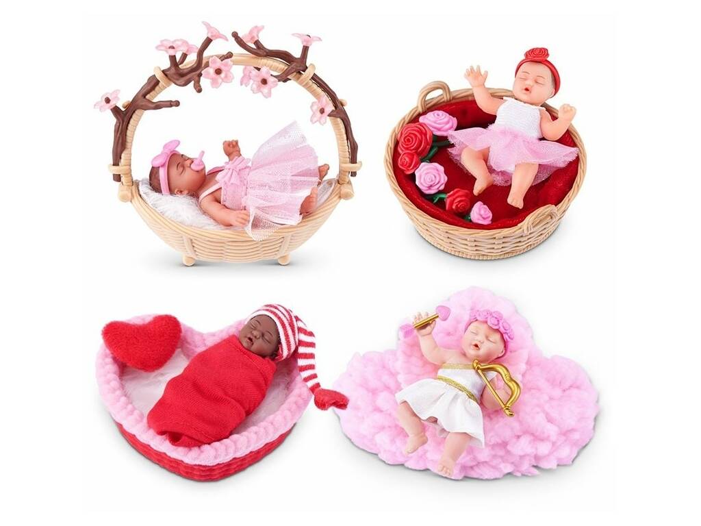  Zuru My Mini Baby Sweet Hearts Surprise Figure Ball com acessórios Série 1 