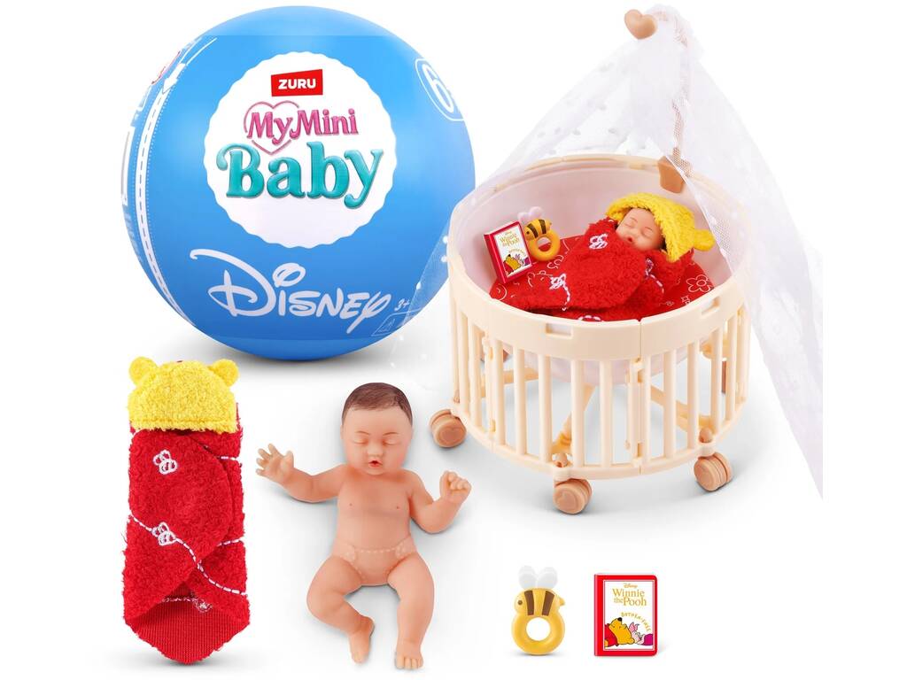  Zuru My Mini Baby Disney Disney Surprise Figure Ball com acessórios Série 1 