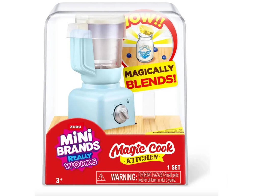  Zuru Mini Brands Really Works Magic Cook Aparelho de cozinha com acessórios Série 1 