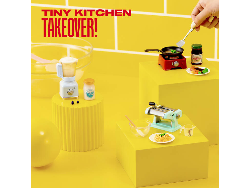  Zuru Mini Brands Really Works Magic Cook Aparelho de cozinha com acessórios Série 1 
