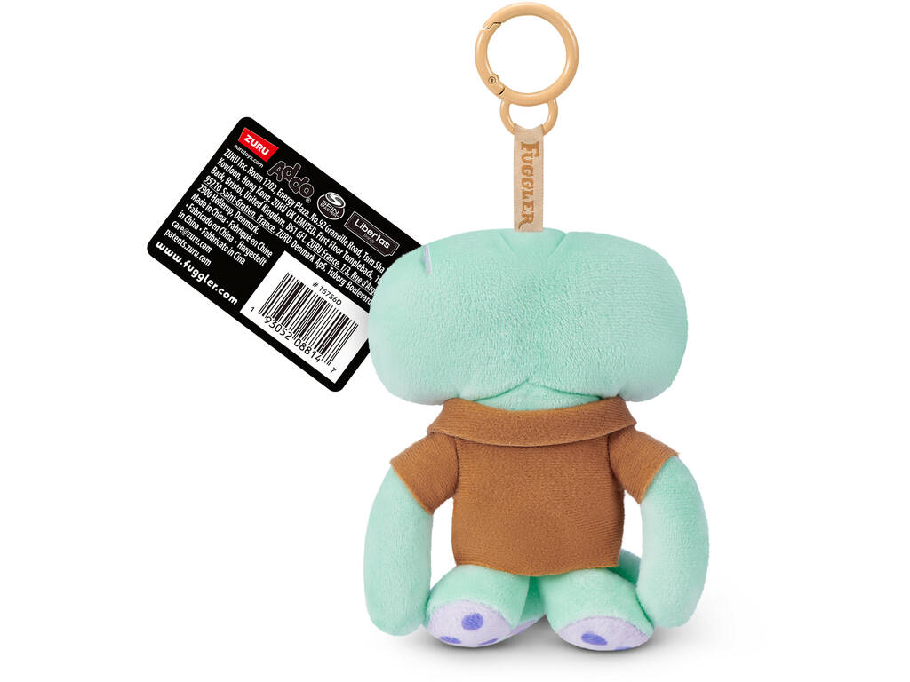 Zuru Fuggler Bob Éponge Porte-clés en peluche Personnage de 12 cm