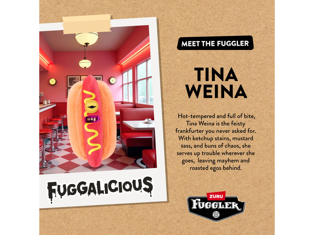 Fuggalicious S1 Peluche Fast Food 22 cm