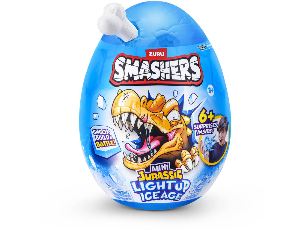Zuru Smashers Mini Jurassic Light Up Ice Age Œuf Surprise