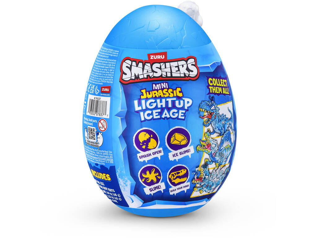 Zuru Smashers Mini Jurassic Light Up Ice Age Œuf Surprise