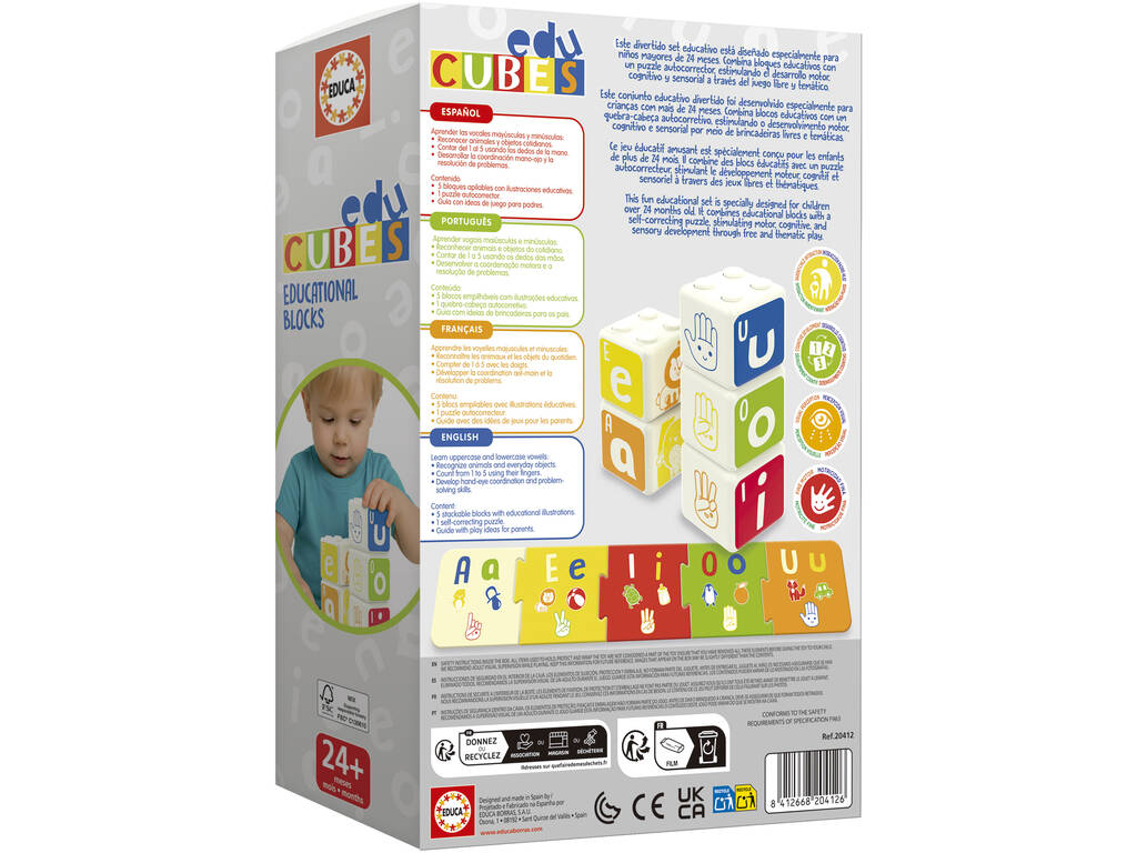 EduCubes éducatifs Les voyelles