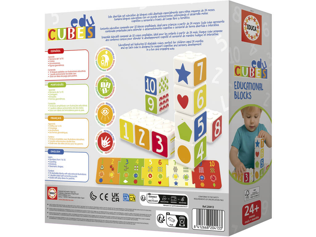 EduCubes Blocs éducatifs Les chiffres