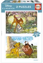Puzzle 2x100 Disney Classics