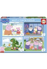 Puzzle Multi 4 Junior Peppa Pig 20-40-60-80