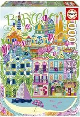 Puzzle 1000 Barcelona, Wonderlust By Car Pintos