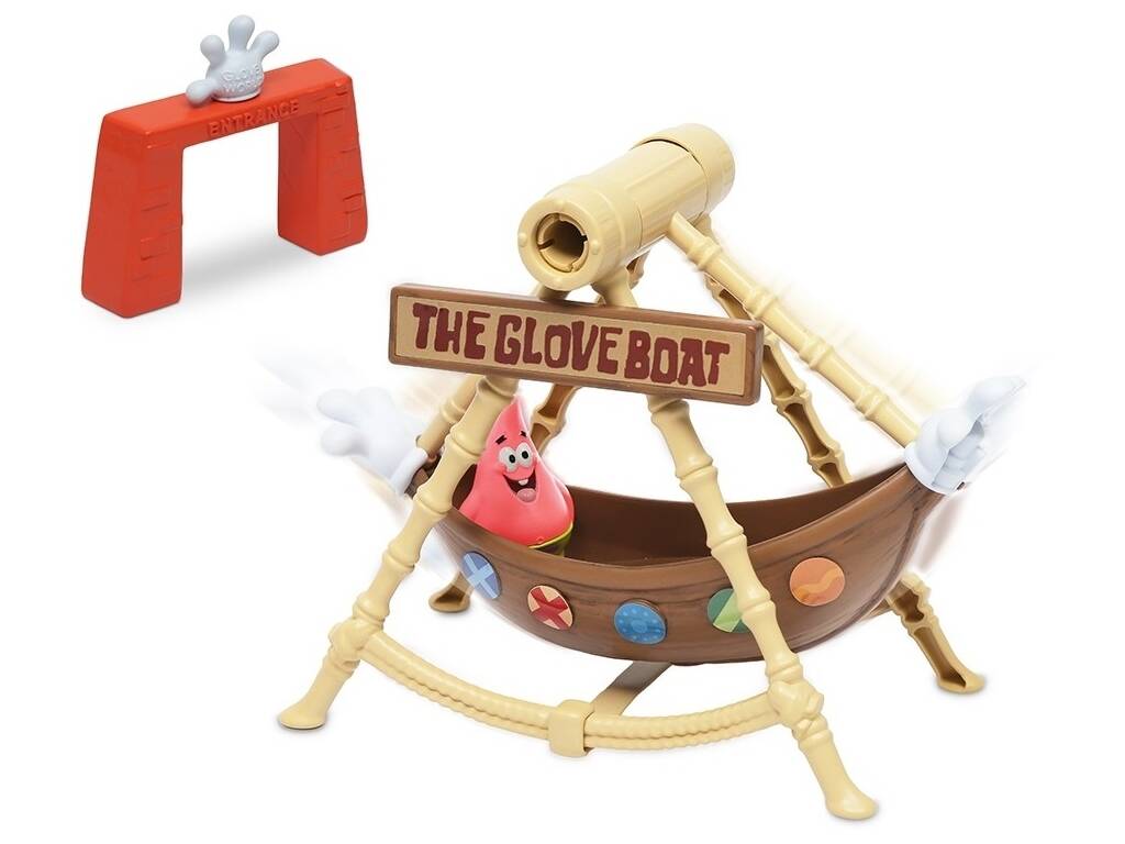 SpongeBob Schwammkopf Playset Piratenschiff mit Figur 5 cm