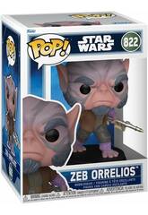 Funko Pop Star Wars The Mandalorian And Grogu Figura Zeb Orrelios con Cabeza Oscilante