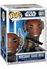 Funko Pop Star Wars The Mandalorian And Grogu Figura Mercenary Guard Droid con Cabeza Oscilante