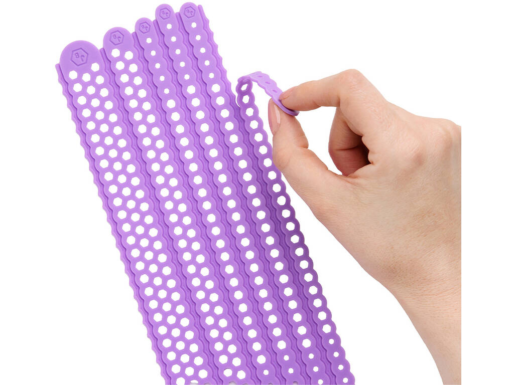Lot de bracelets d'amitié Jelly Bands avec 200 breloques