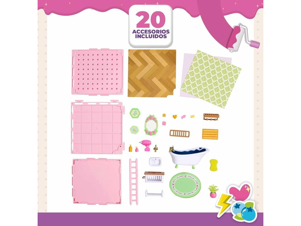Ensemble de jeu Suite Spaces Salle de bain avec 20 accessoires