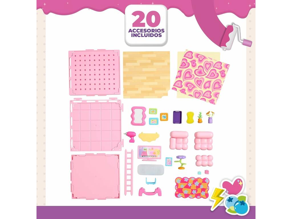 Ensemble de jeu Suite Spaces Salon avec 20 accessoires