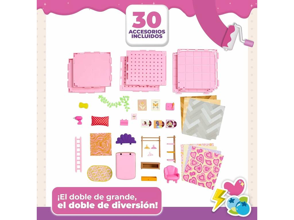 Ensemble de jeu Suite Spaces Chambre à coucher Deluxe avec 30 accessoires