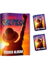 Lot One Piece comprenant un album et 2 pochettes