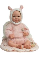 Muñeca Bebé Reborn Kira de 45 cm con Chupete y Saquito de Dormir