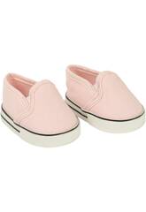 Zapatos Deportivos Rosas para Muñecas Bebés de 45 cm
