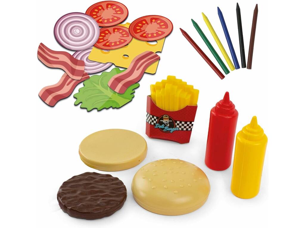 Mon premier kit STEM Delicious Burger avec 28 pièces
