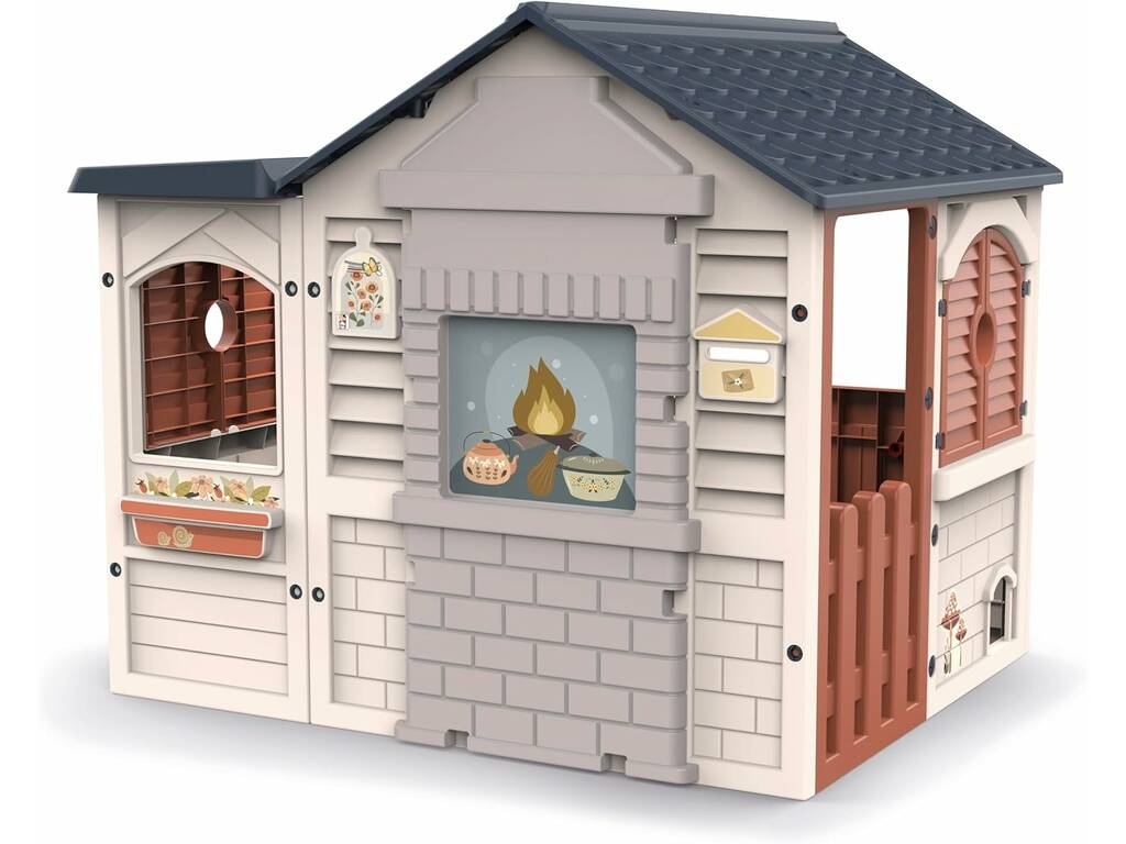 Casa Infantil Play Garden de 104x122x103 cm com Luz e Sons