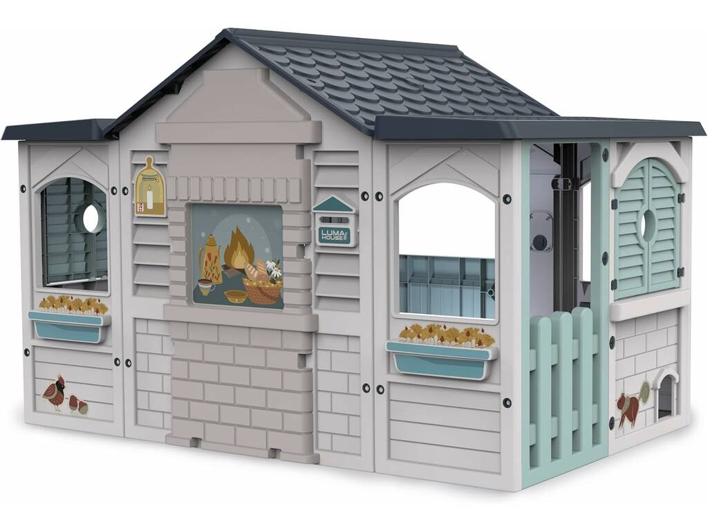 Casa Infantil Luma House de 104x159x103 cm com Luz e Sons