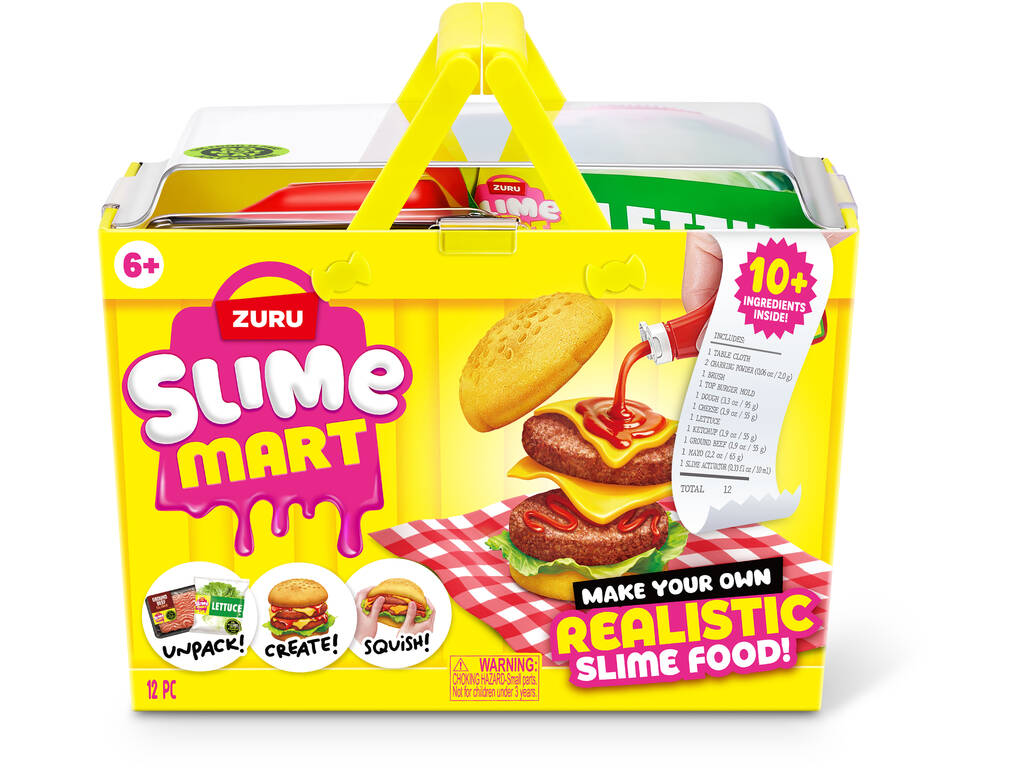 Zuru Slime Mart Panier avec Recette de Nourriture Rapide à Modeler