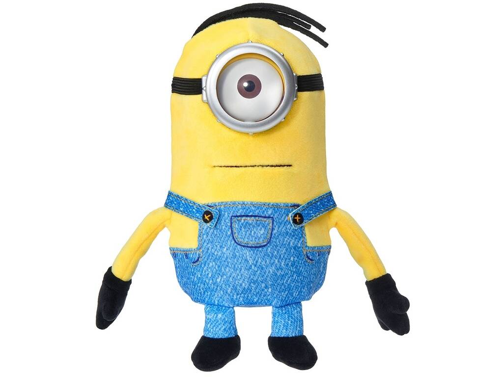 Minions & Monsters Peluche Puppetronics Dick de 21 cm con Sonidos y Acciones Realistas