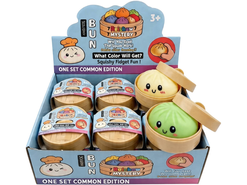 Dumpling Squishy Common 1 Dumpling Surpresa de 10 cm