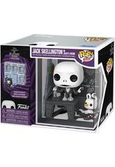 Funko Pop Nooks Disney Pesadilla Antes de Navidad Figura Jack Skellington en la Habitación