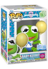 Funko Pop The Muppets Babies Figura Flocked Kermit, o Sapo