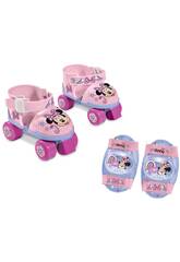 Set Patins e Proteções Disney Jr Minnie Mouse