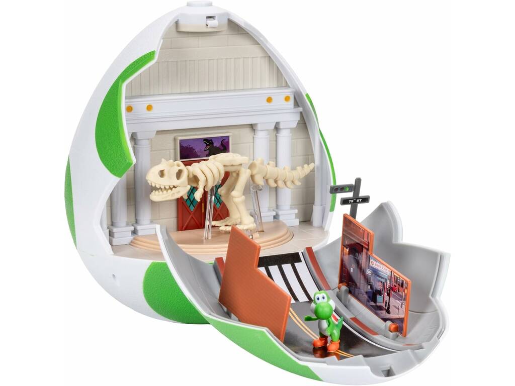 The Super Mario Galaxy Movie Set Huevo de Yoshi de 25 cm con 2 Figuras