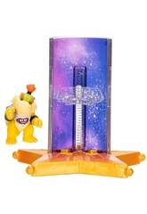 The Super Mario Galaxy Movie Lanciatore Stellare con figura di Bowser Jr da 3,5 cm
