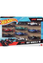 Hot Wheels Formula 1 Pack 10 Vehículos F1 2025