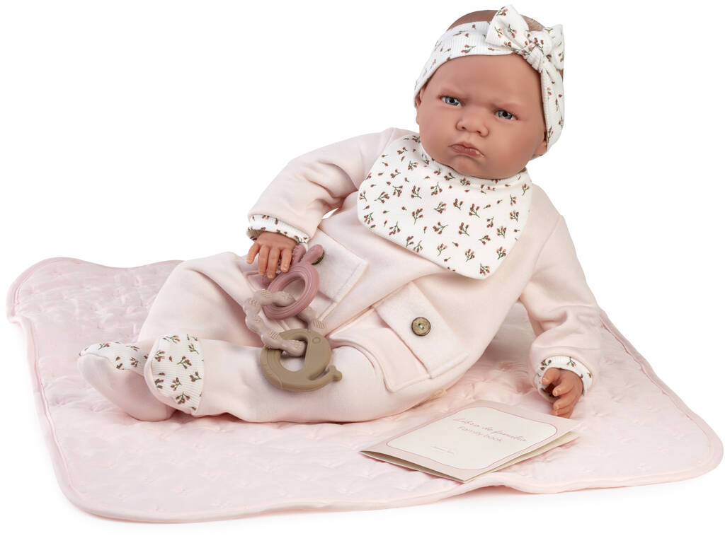 Muñeca Bebé Mi Primer Reborn Berta de 52 cm con Manta Acolchada