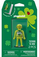 Carte de vœux Playmobil Bonne chance