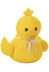 Peluche Patito Cua-Cua de 46 cm con Lazo