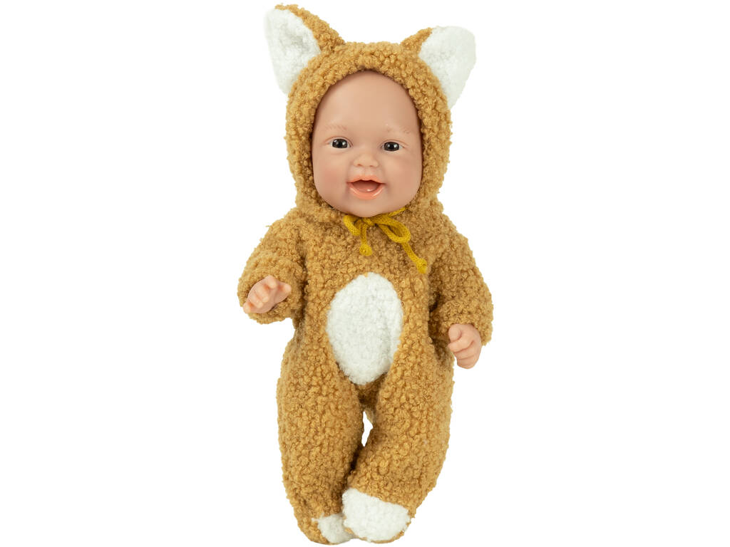 Muñeca Bebé Elegance Lupi Friend de 26 con Pijama Animalito
