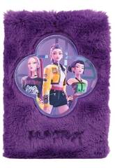 K-Pop Demon Hunters Libreta A5 Huntrix Peluche de 21x12x2 cm