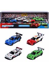Majorette Pack 4 Coches de Metal Motorsport