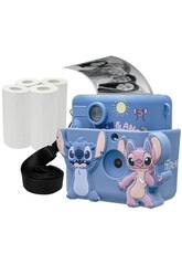 Disney Stitch Cámara Digital con Impresión Instantánea 6 en 1