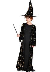 Disfraz Infantil Mago Estrellado Talla XL con Sombrero