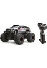 Coche Radio Control Vulcano Extreme Truck Gris 1:16 con Deformación, Efecto Humo y Luz