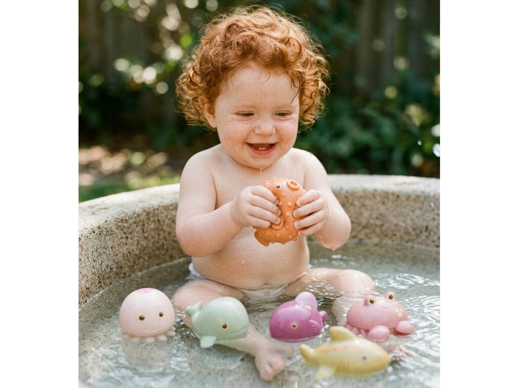 Set Juguetes de Baño con 6 Animalitos Marinos - imagen 3