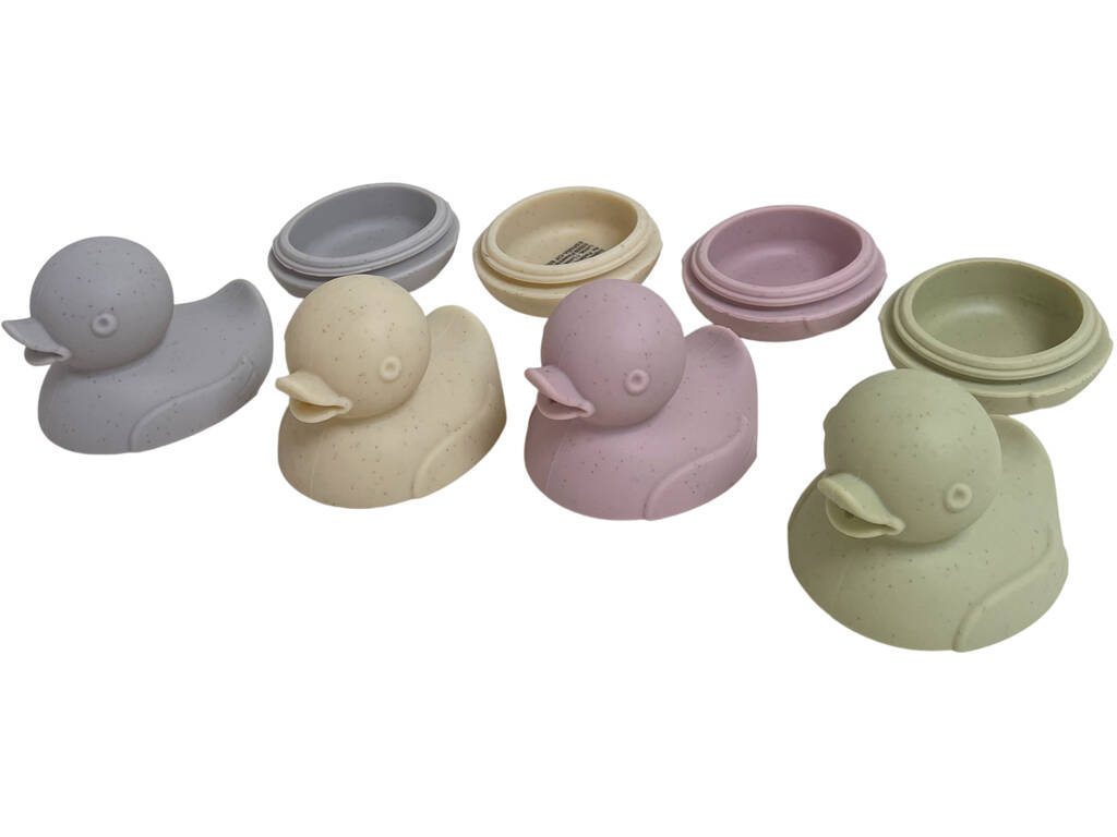 Set Juguetes de Baño con 4 Patitos Desmontables - imagen 3