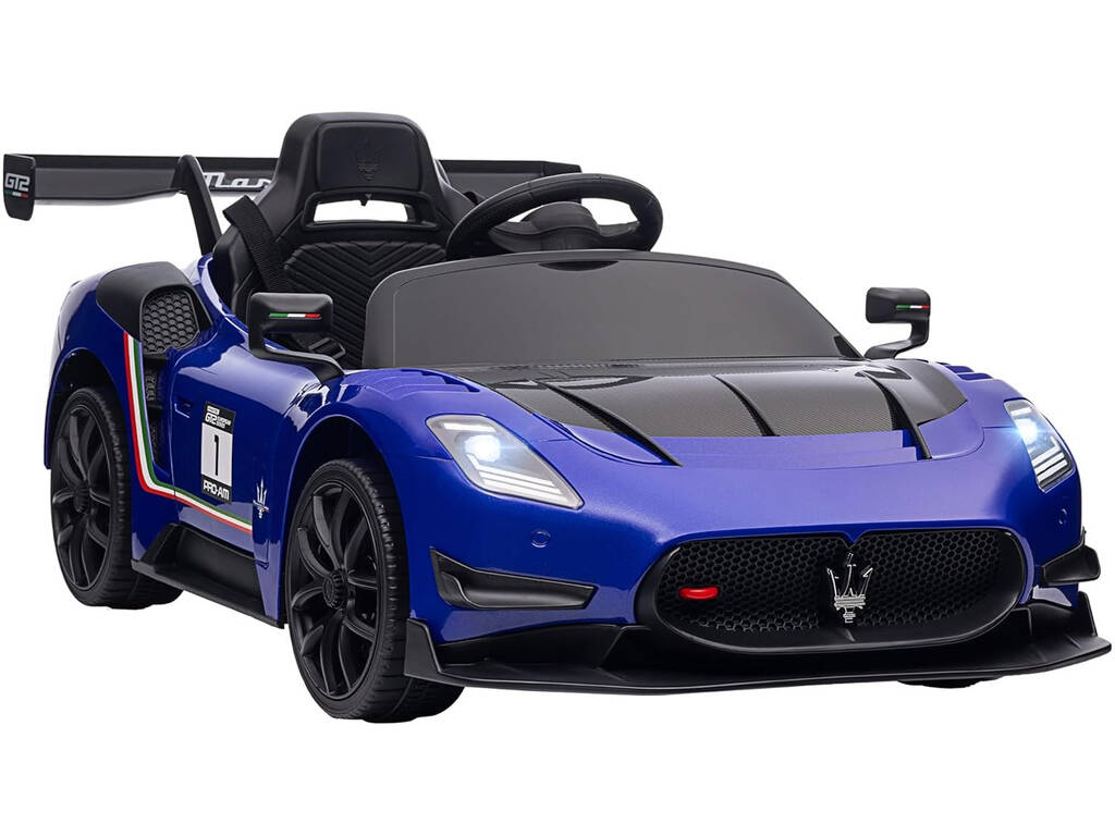 Voiture décapotable Maserati GT2 bleue télécommandée, alimentée par une batterie Li-ion de 10,8 V avec éclairage - imagen 3