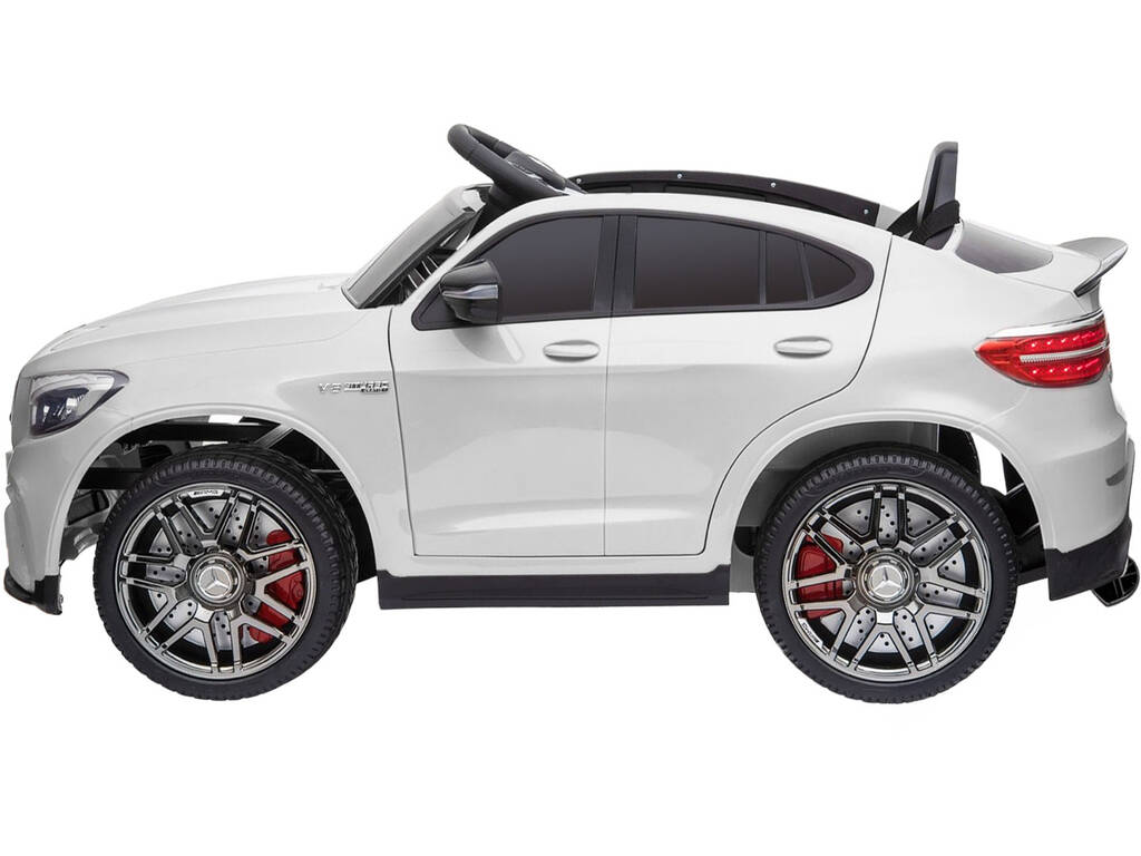 Voiture décapotable Mercedes AMG GLC blanche, télécommandée, batterie Li-ion 10,8 V avec éclairage - imagen 3
